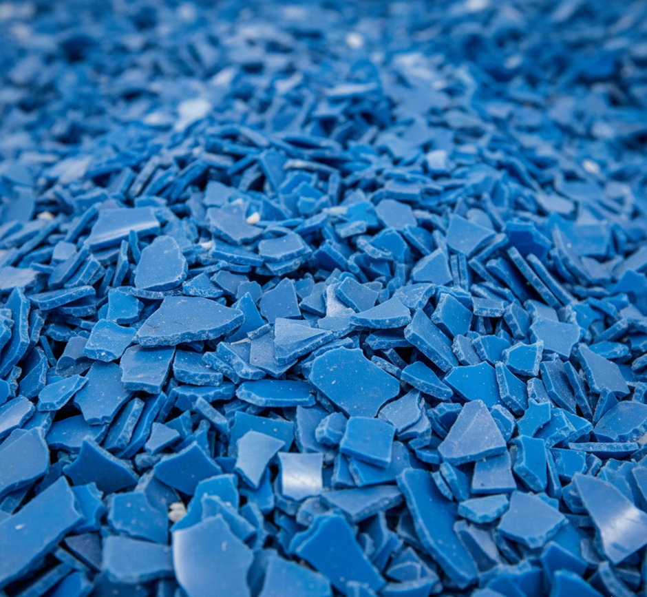 HDPE Blue Drum Regrind (Blow Grade)