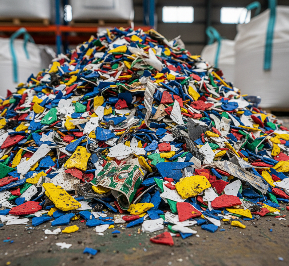 HDPE Regrind (PCR Oil Can Grade)